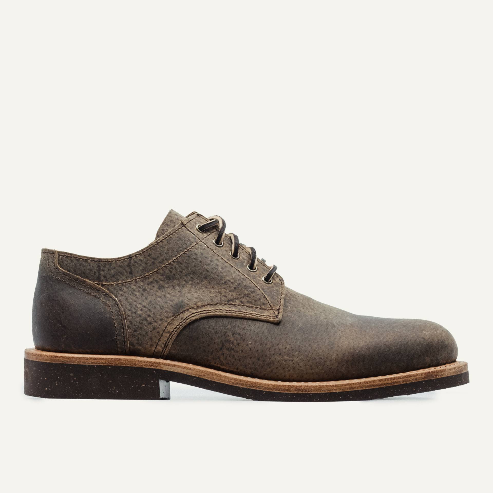 Trench Oxford - Light Waxy Wild Boar, Vibram 700 Cork Sole - Made