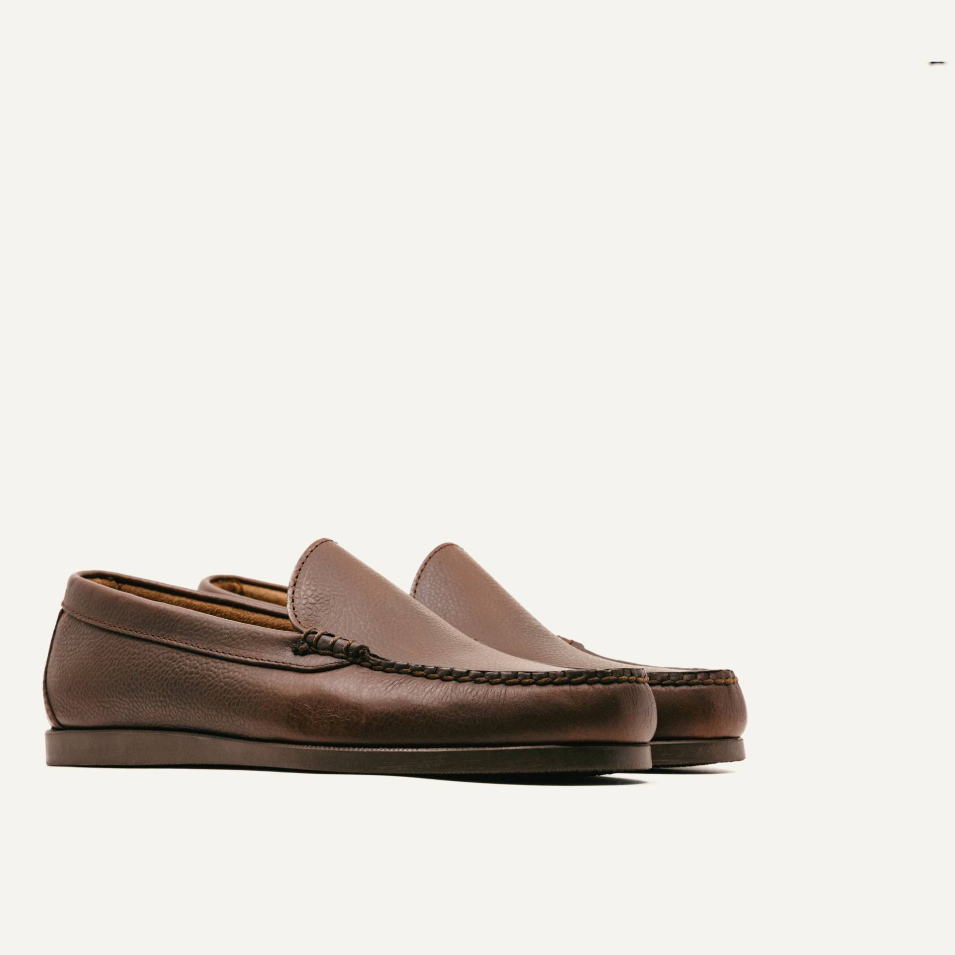 Venetian Moc - Horween Brown Scotch Grain Chromexcel, Camp Sole