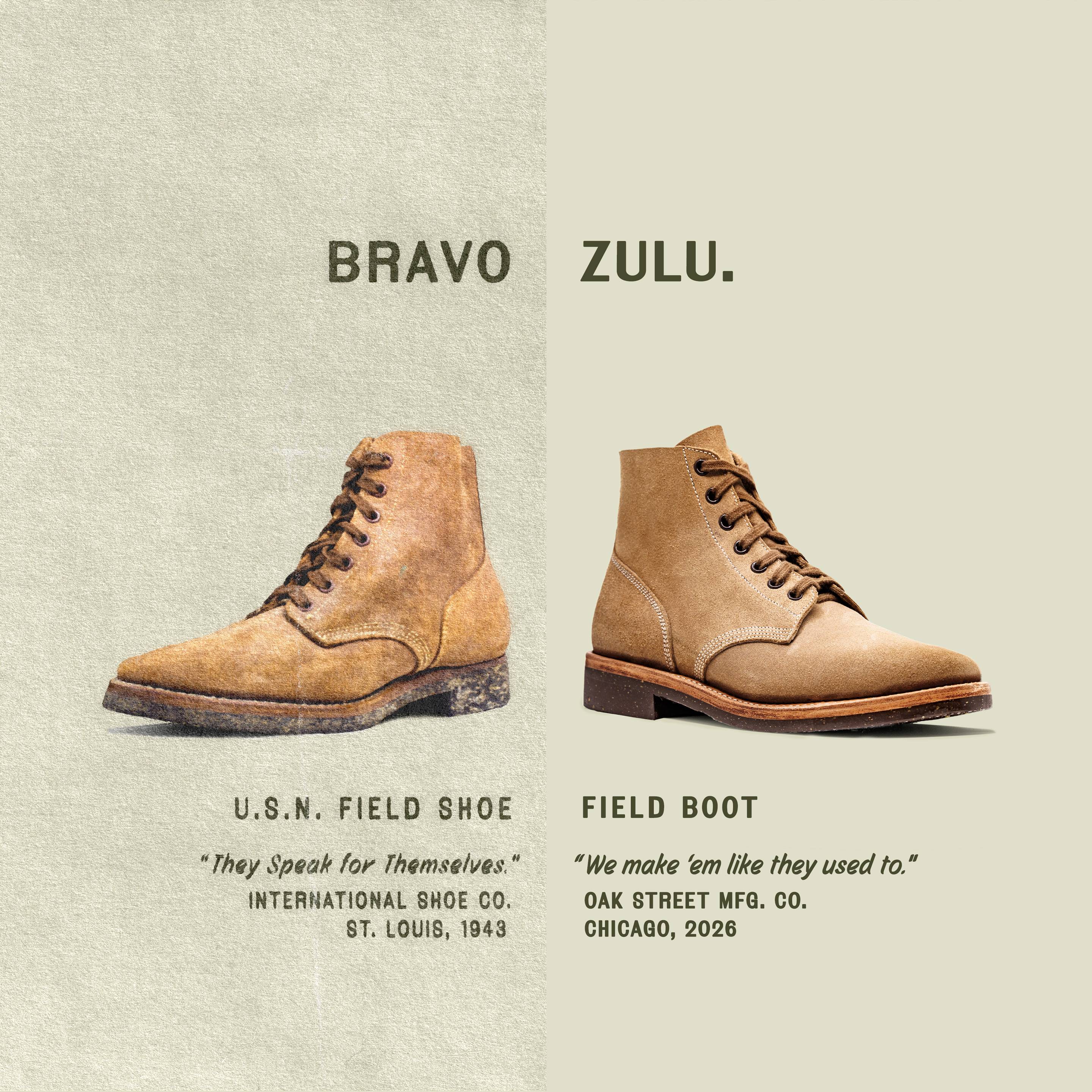 【セル品】Whalabout? Field Boot - Horween Black Chromexcel, Vibram 700 Tygum Nitrile