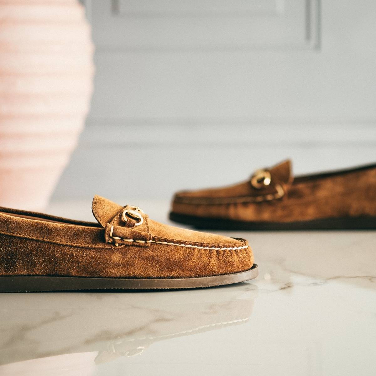 Snuff Janus Suede Bit Moc - Detail Image One