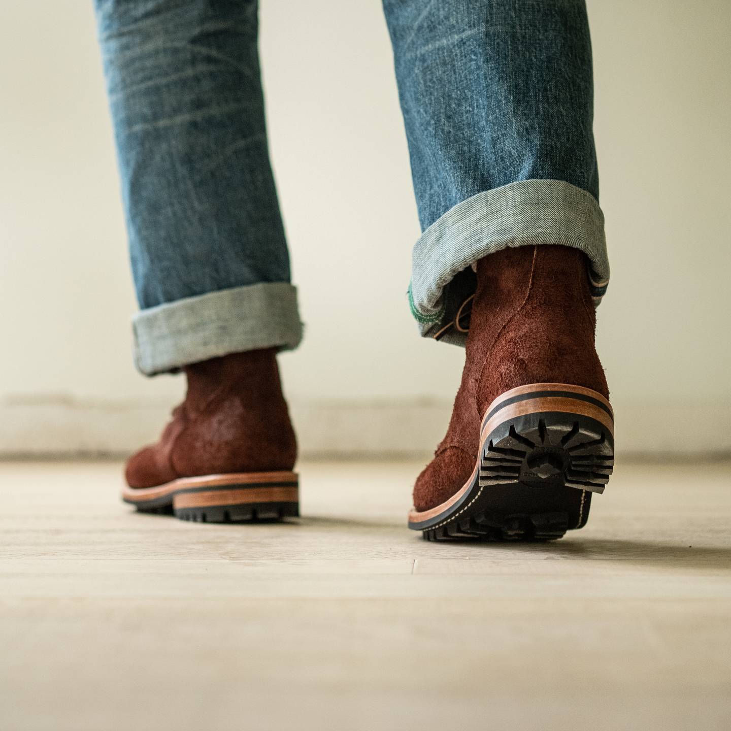 Black Walnut Stampede Roughout Field Boot - Detail Image Two