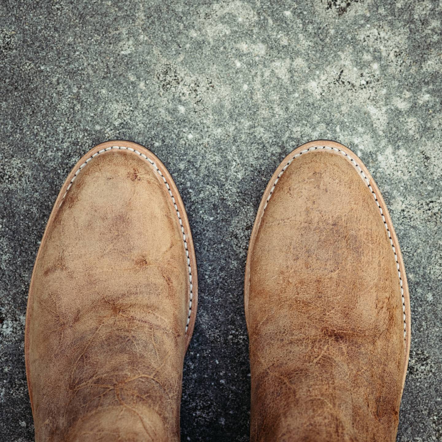 Cognac Mohawk 5504 Chelsea Boot - Detail Image Two
