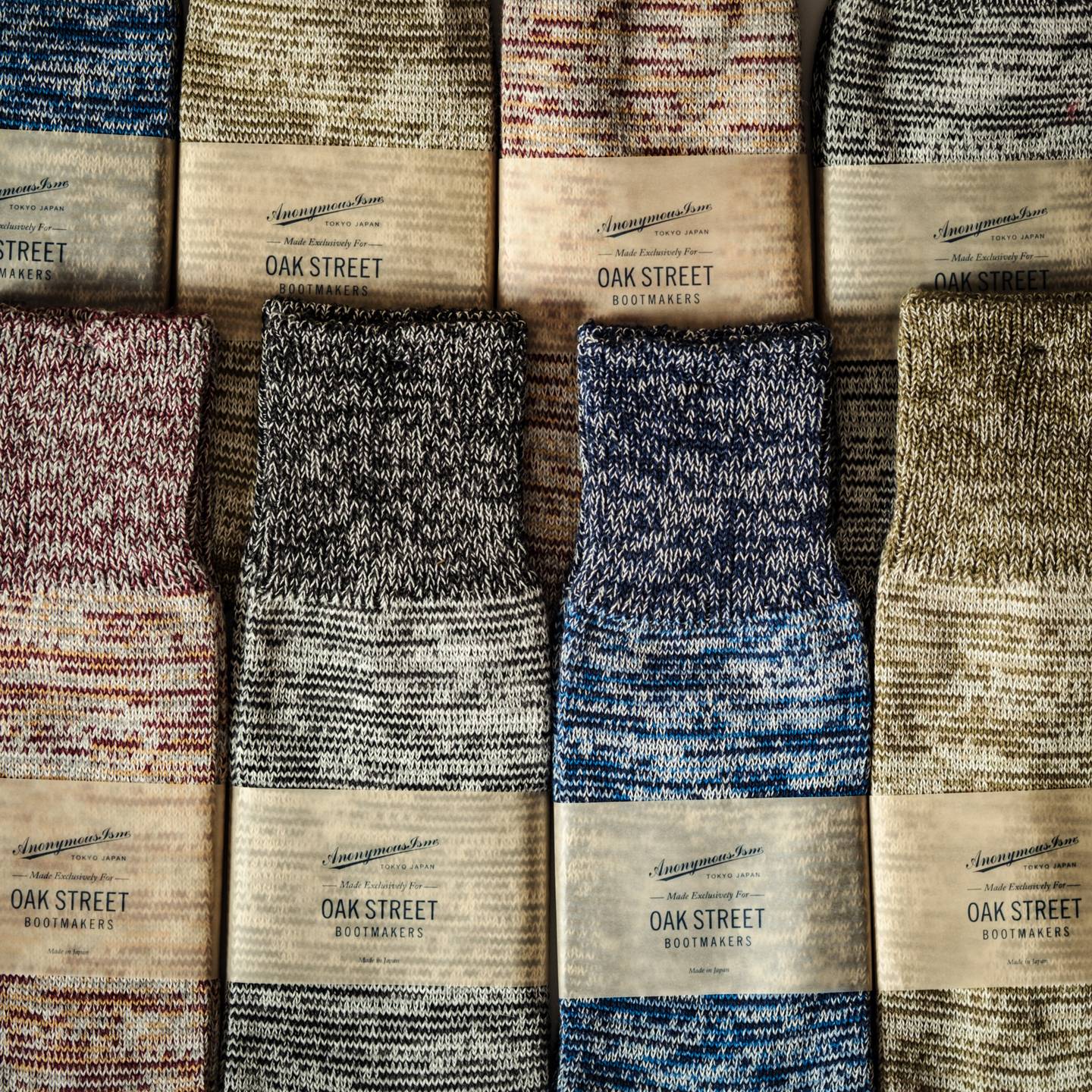 Twisted Knit Bundle Anonymous ISM Crew Socks - Detail Image Two