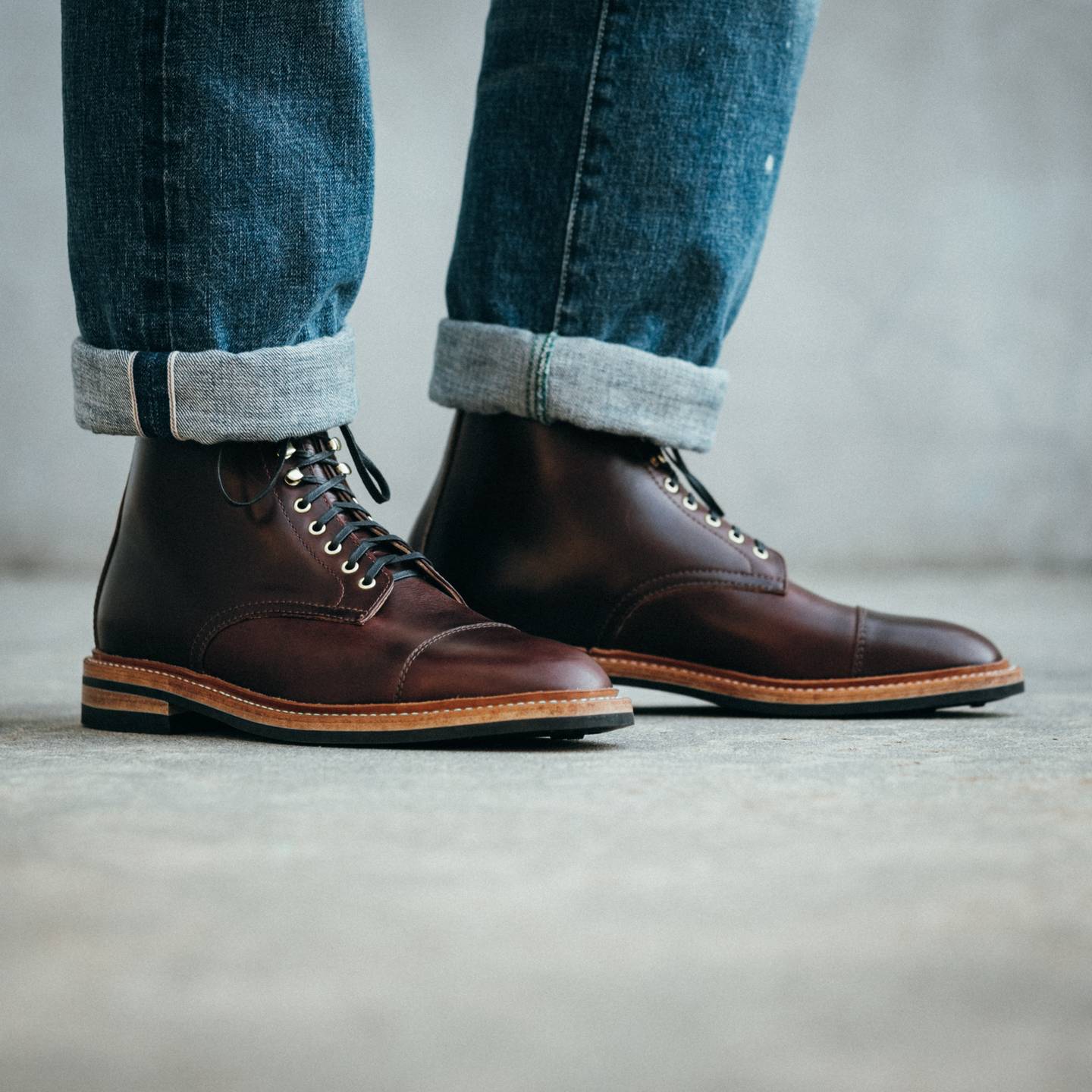 Color 8 Chromexcel Cap-Toe Lakeshore Boot - Detail Image One