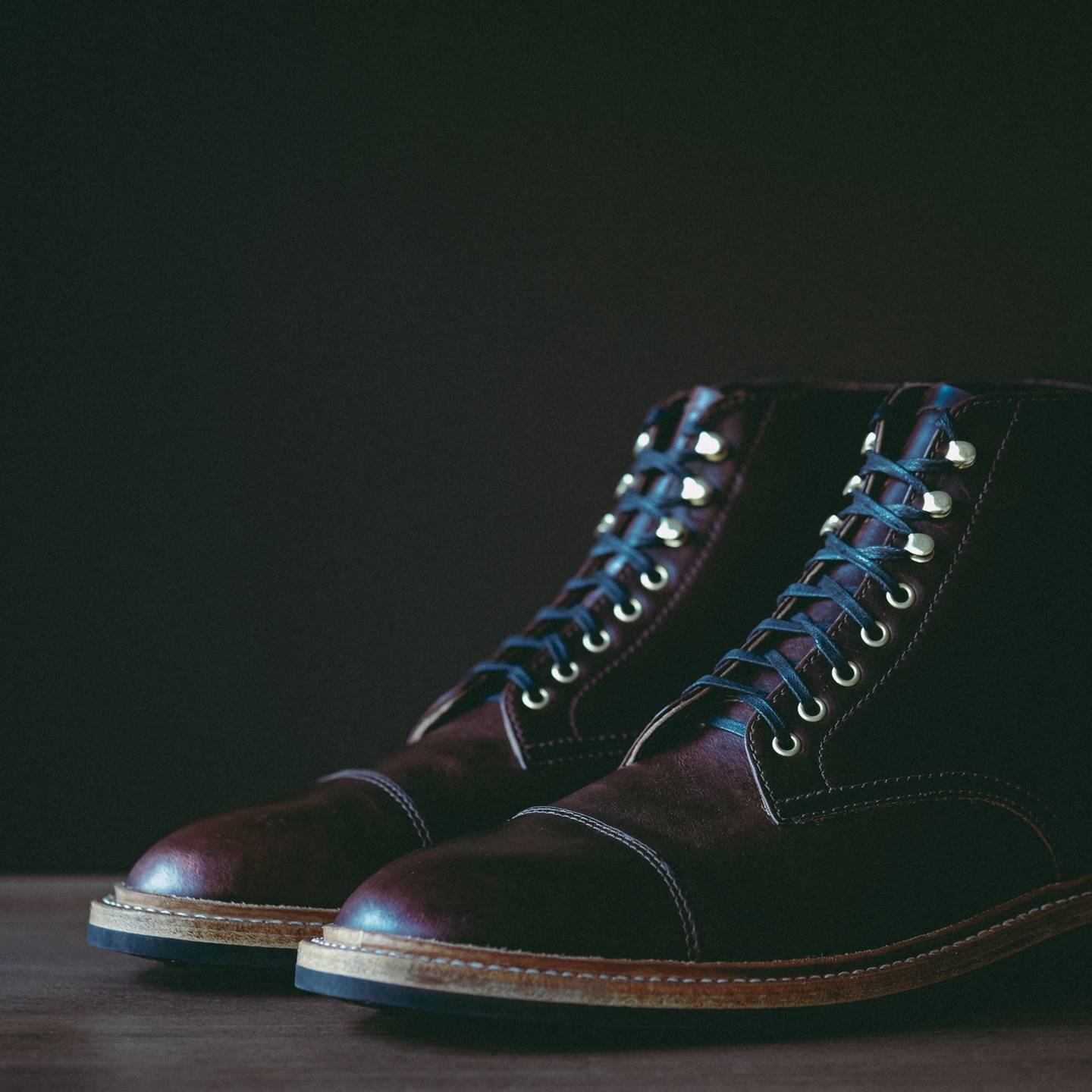 Color 8 Chromexcel Cap-Toe Lakeshore Boot - Detail Image Two