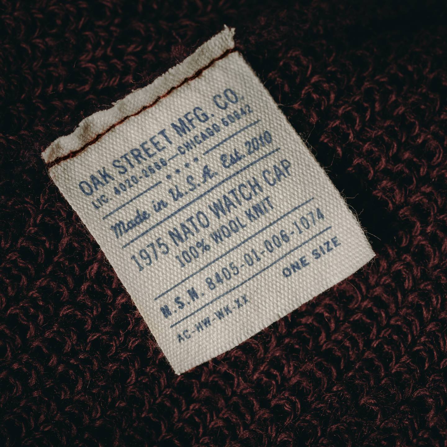 Wool Knit Bundle 1975 NATO Watch Caps - Detail Image Two