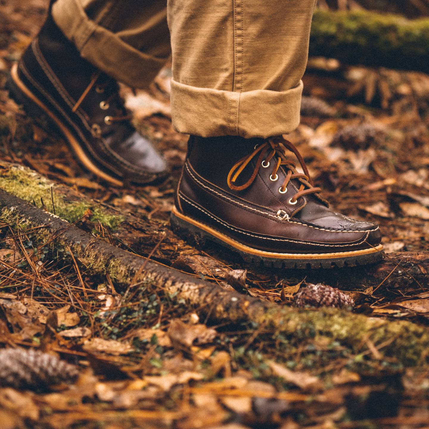 Brown Chromexcel Camp Boot - Detail Image Two