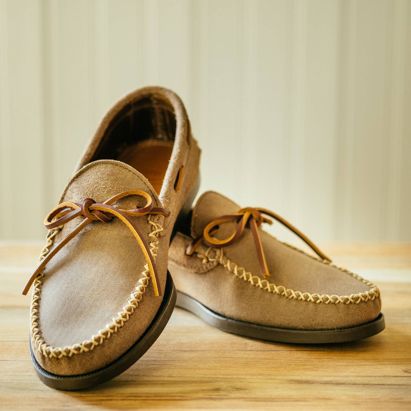Natural Chromexcel Roughout Cross-Stitch Camp Moc - Detail Image One