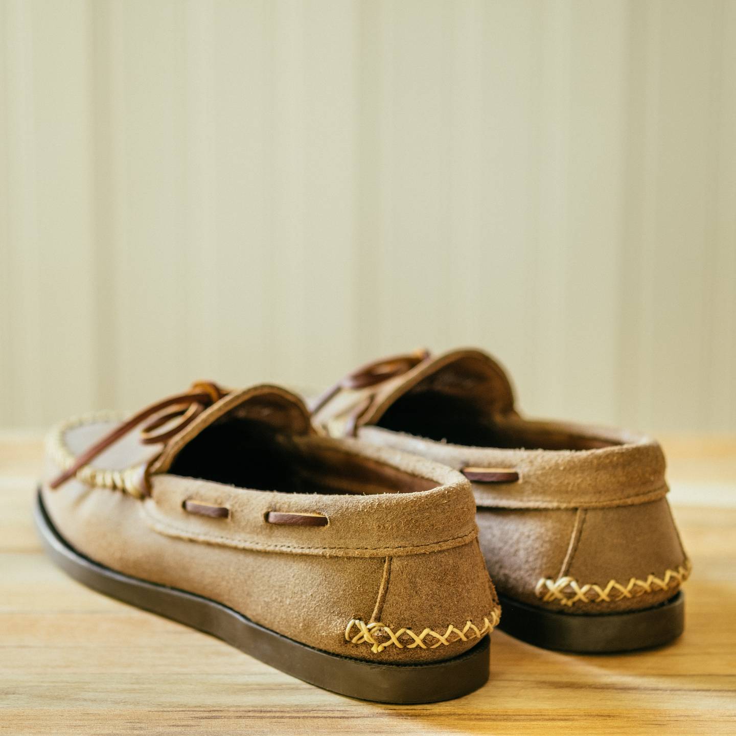Natural Chromexcel Roughout Cross-Stitch Camp Moc - Detail Image Two