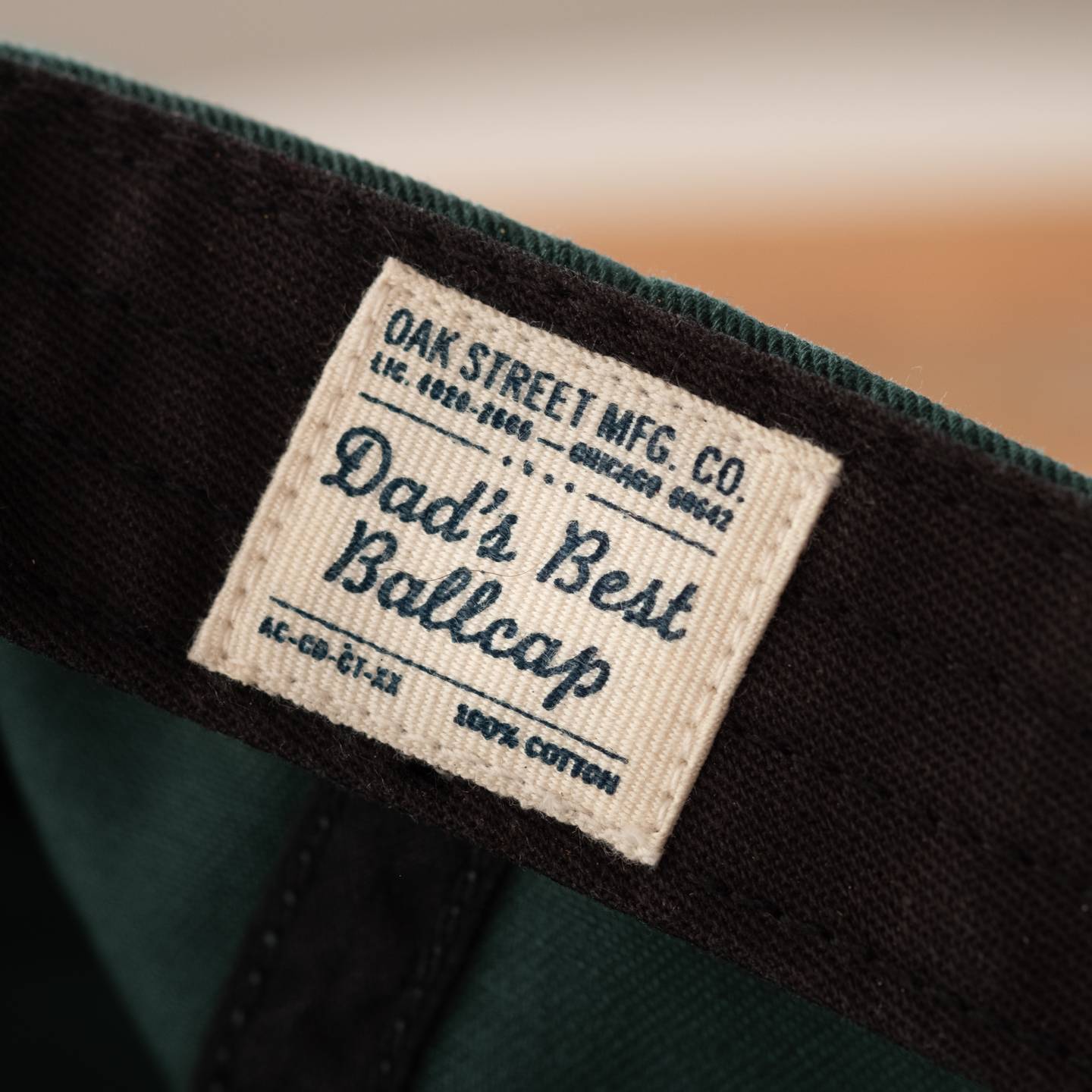 Cotton Twill Bundle Dad’s Best Ballcaps - Detail Image Two
