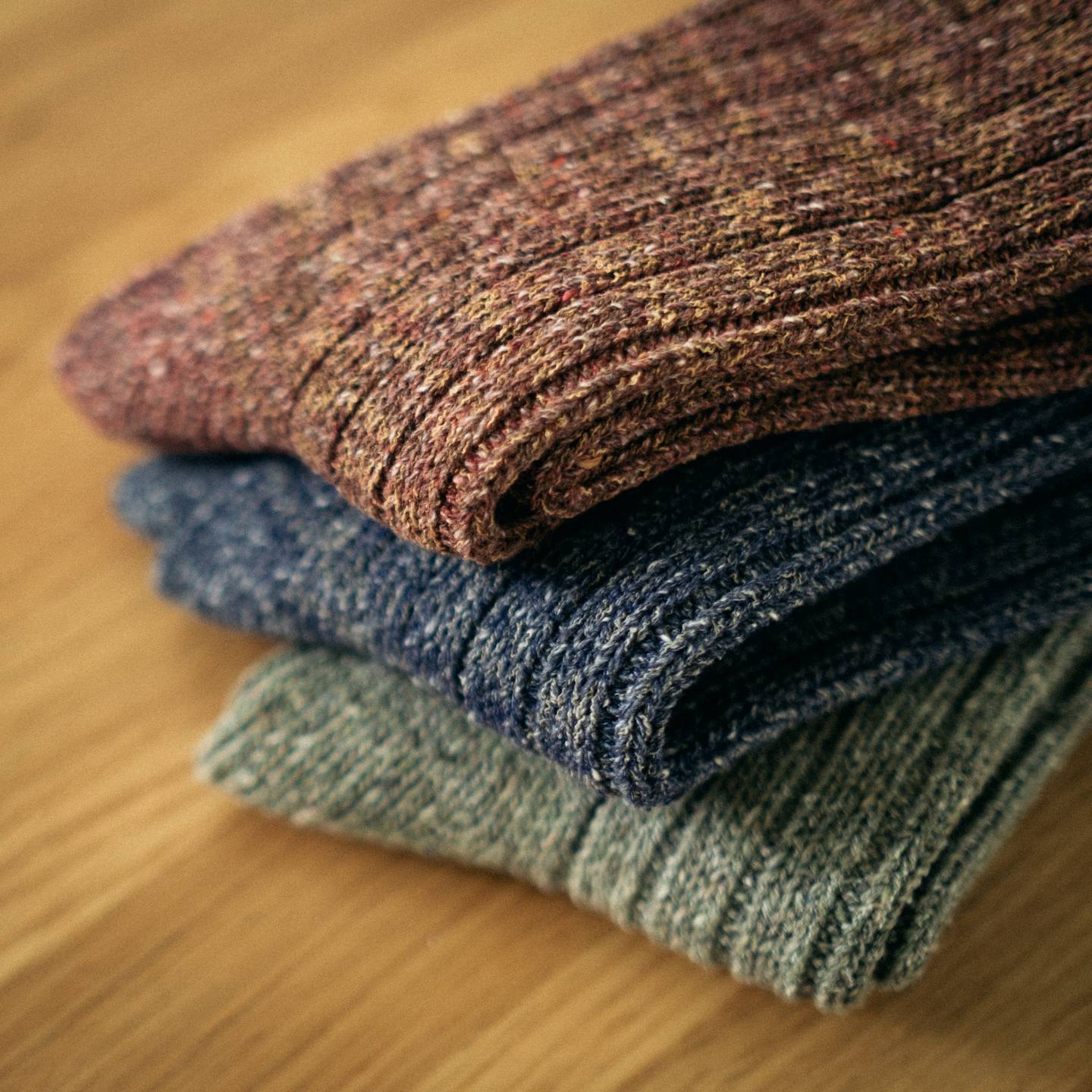 Ember Cotton Nep Anonymous ISM Crew Sock - Detail Image One