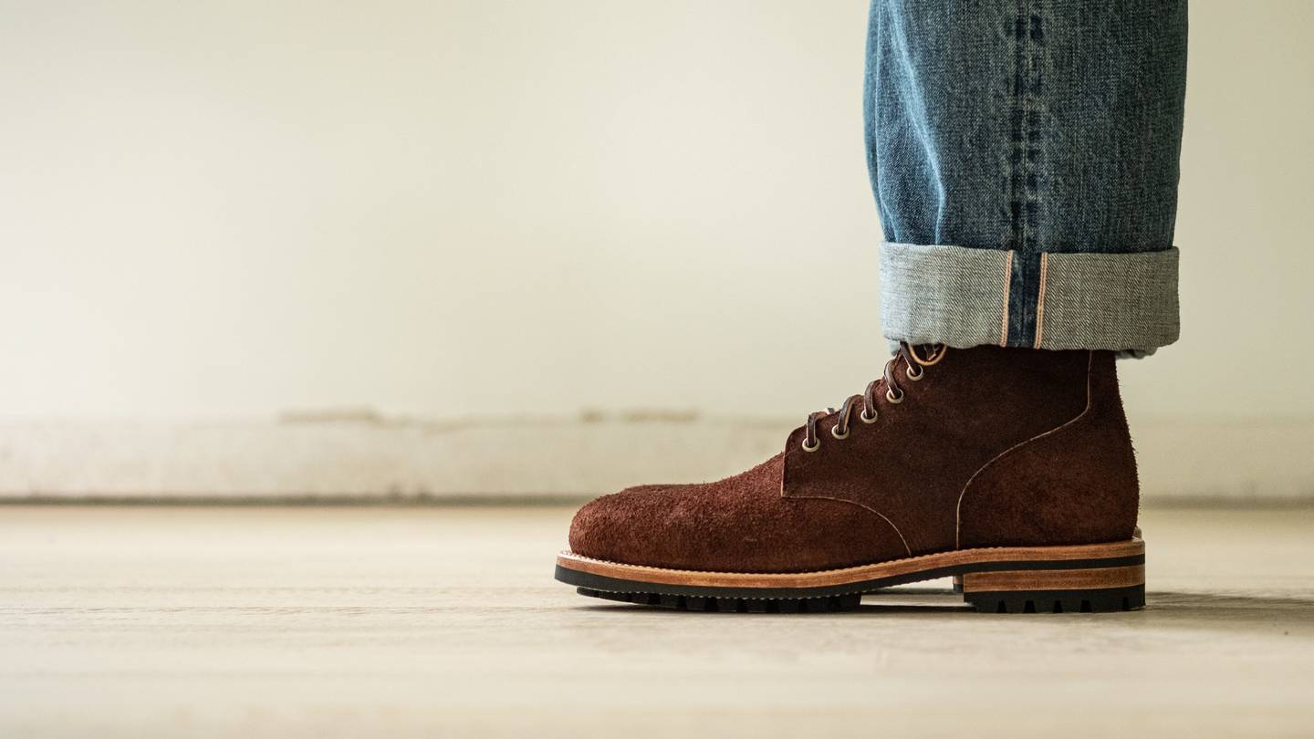 Black Walnut Stampede Roughout Field Boot - Detail Image Three
