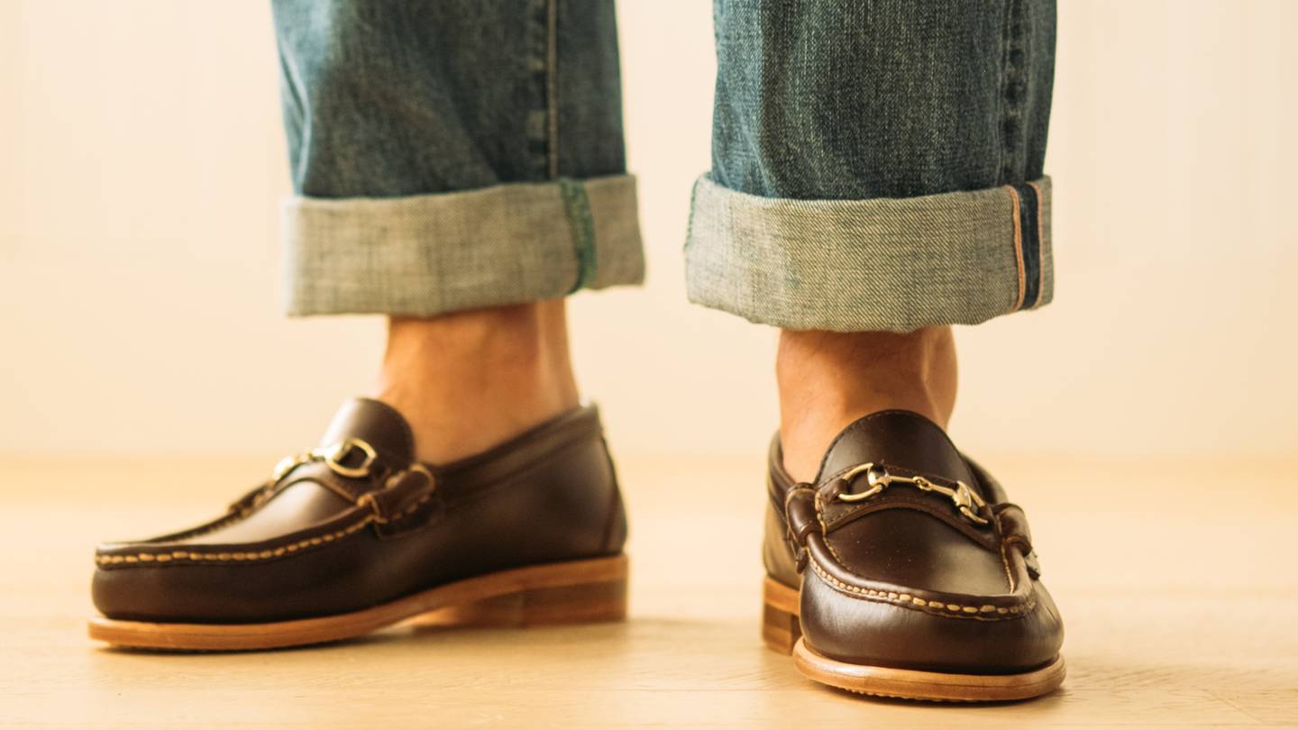Brown Chromexcel Bit Loafer - Detail Image Three