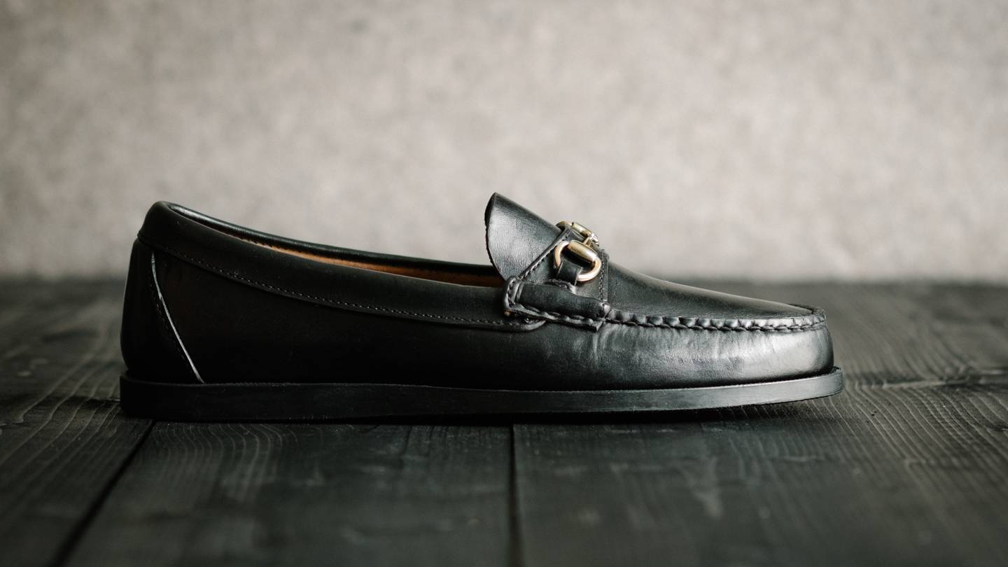 Teacore Black Overdye Horse Rump Bit Moc - Detail Image Three