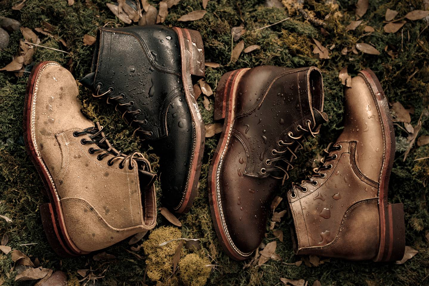 Natural Chromexcel Roughout Storm Boot - Detail Image Three