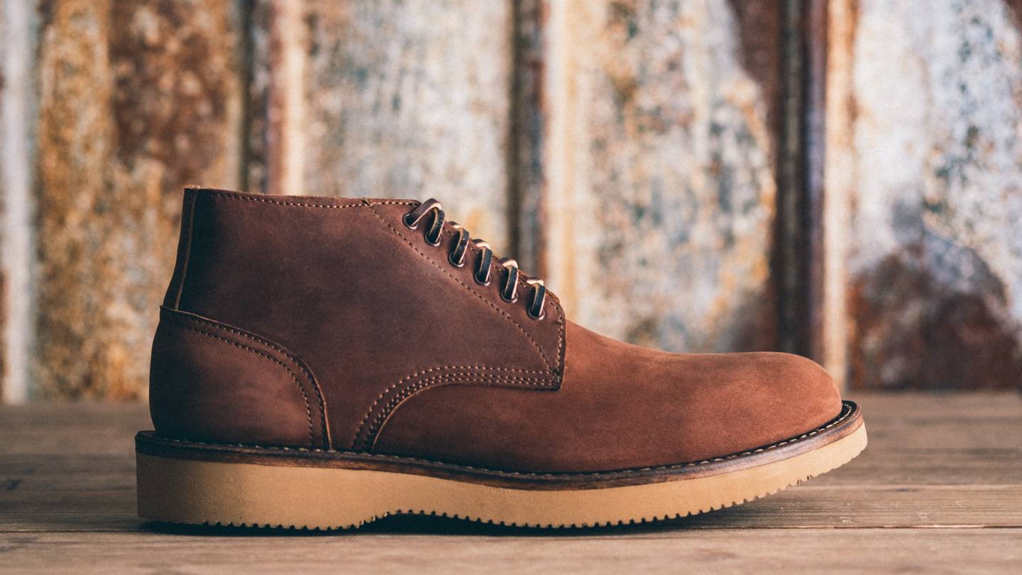 Tobacco Chamois Trench Chukka - Detail Image Three