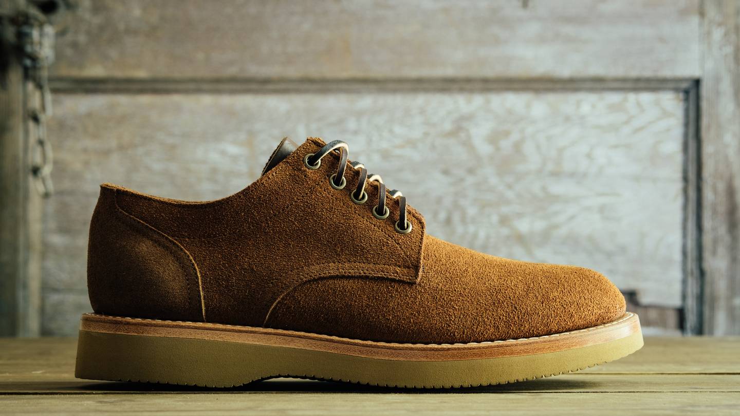 Aged Bark Chieftain Roughout Trench Oxford - Detail Image Three