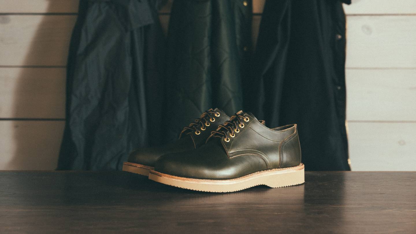 Greener Pastures Chromexcel Trench Oxford - Detail Image Three