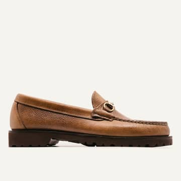 Lug Bit Moc - Natural Scotch Grain Chromexcel