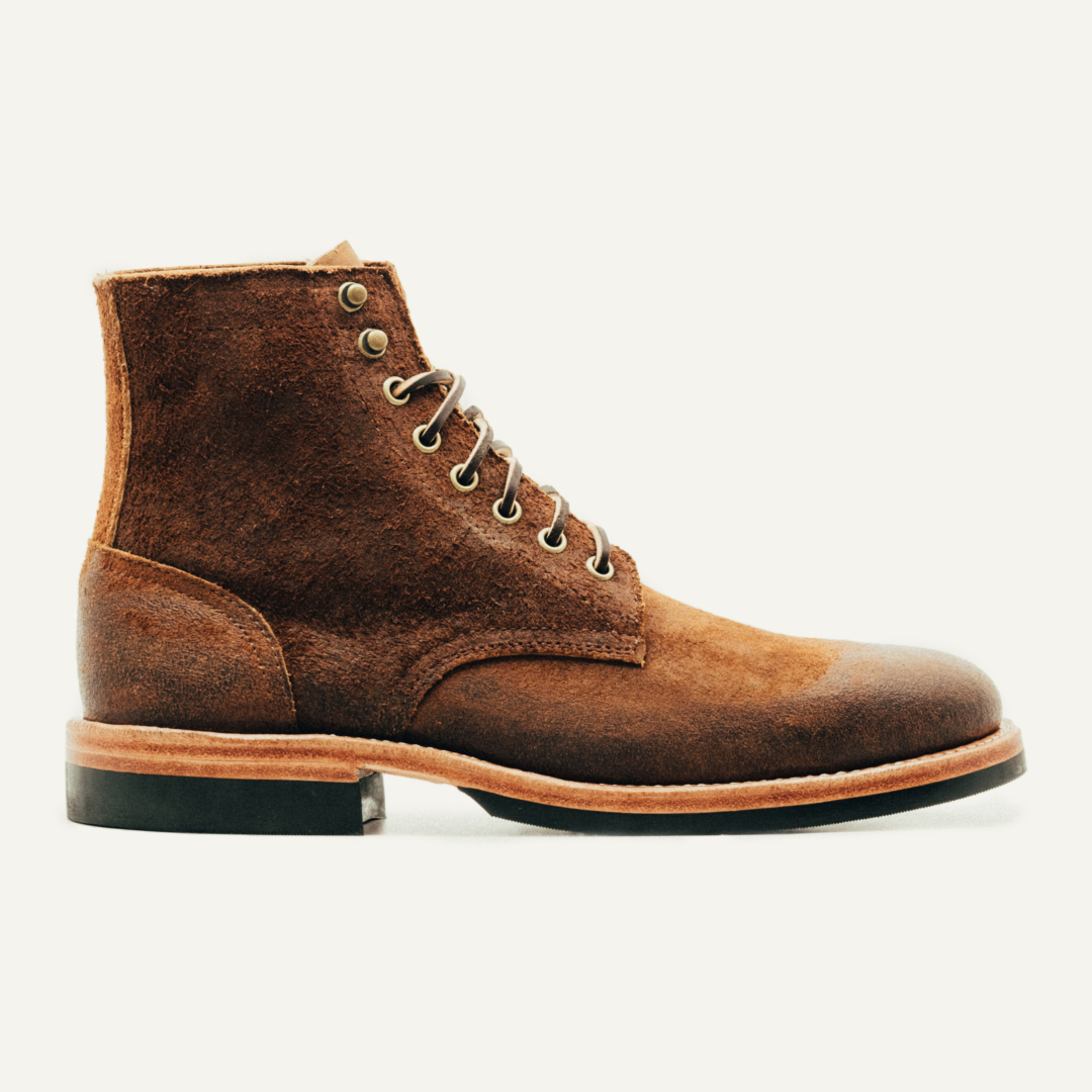 Trench Boot - Trail Crazy Horse Roughout, Vibram 2724 Half-Sole +
